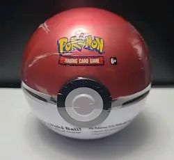2019 Pokemon TCG Pokeball Tin (3 Booster Packs + Coin) G18 Factory Sealed RARE - Image 1