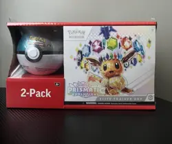 Pokemon TCG Prismatic Evolutions Elite Trainer Box ETB W/ Pokeball Tin SEALED - Image 1