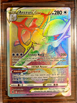 Arceus VSTAR Rainbow SR #176 - BGS NM-MT+ 8.5 - Brilliant Stars - Pokemon TCG - Image 2