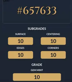 Lillie's Determination 169/132-Mega Evolution Pokemon ACE 10-perfect Subgrades - Image 5