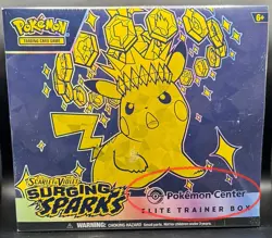 SURGING SPARKS POKEMON CENTER ETB-SEALED-PC EXCLUSIVE-SHIPPING INCLUDED! - Image 2