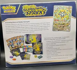 SURGING SPARKS POKEMON CENTER ETB-SEALED-PC EXCLUSIVE-SHIPPING INCLUDED! - Image 3