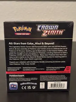 2023 Pokemon Crown Zenith Factory Sealed Booster Bundle Box - Image 3
