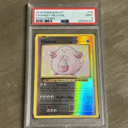 2016 Pokemon XY Evolutions Chansey Reverse Holo #70/108 PSA 9 MINT - Image 2