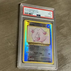 2016 Pokemon XY Evolutions Chansey Reverse Holo #70/108 PSA 9 MINT - Image 3