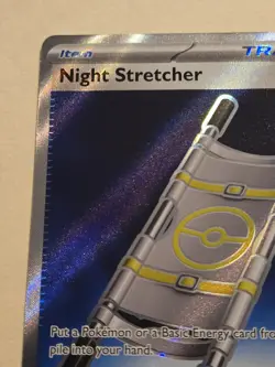 Night Stretcher 173/132 Ultra Rare ME01: Mega Evolution Trainer Pokemon TCG - Image 3