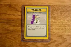 Imposter Professor Oak 073/102 Base Set Unlimited Regular Rare - English Pokemon - Image 1