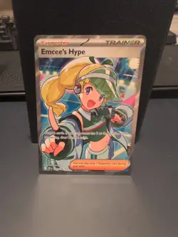 Emcee’s Hype 220/182 NM - Illustration Rare - 2025 TCG Pokemon Destined Rivals - Image 1