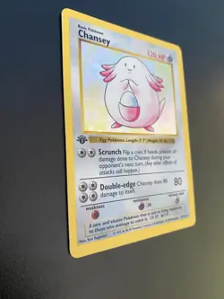 Chansey HOLO 3 1ST EDITION 1999 Base Set WOTC Pokemon MINT Condition - Image 4