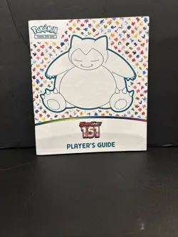 POKEMON 151 ELITE TRAINER BOX PLAYER'S GUIDE SNORLAX BOOK ONLY - Image 1