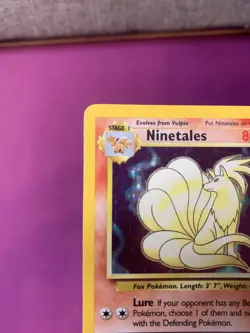 1999 Pokemon WOTC Base Set ~ Ninetales 12/102 Holo Rare ~ NM/NM+ - Image 3