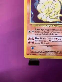 1999 Pokemon WOTC Base Set ~ Ninetales 12/102 Holo Rare ~ NM/NM+ - Image 5