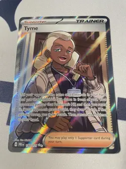 Tyme 143/131 Pokemon SV: Prismatic Evolutions Ultra Rare Mint - Image 1