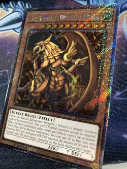 The Winged Dragon of Ra Yugioh RA04-EN118 Platinum Secret Rare PSR NM - Image 2