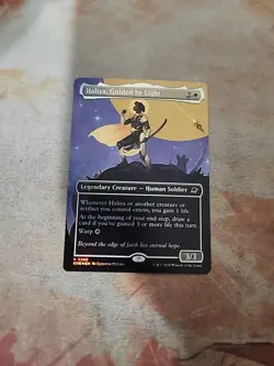 Haliya, Guided By Light Borderless Foil Edge Of Eternities MTG NM - Image 1