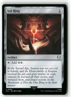 Sol Ring Commander: the Lord of the Rings: Tales of Middle-Earth Regular - Image 1