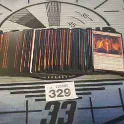 Job Lot Of 50 Red Magic The Gathering Cards. MTG Mountain Bundle (329) - Image 1
