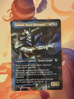 Garland, Royal Kidnapper Borderless 442 MTG Final Fantasy Commander Non Holo NM - Image 1