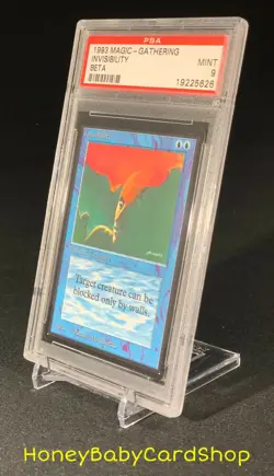 MTG Limited Edition Beta 1993 Invisibility PSA 9 Mint Old School 93/94 - Image 3
