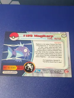 2000 Topps Pokemon TV Animation Edition Series 3 Non Holo Foil #130 Gyarados - Image 4