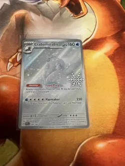 Crabominable 149/142 Advent Calendar Stamp Promo Moderate Play Pokemon TCG - Image 1