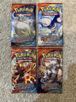 Pokemon X&Y Primal Clash Booster Pack Sealed Artset 4 x Boosters - Image 1