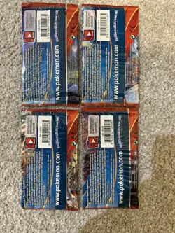 Pokemon X&Y Primal Clash Booster Pack Sealed Artset 4 x Boosters - Image 2