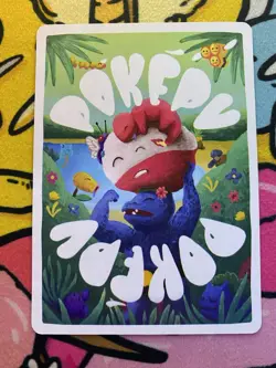 Pokepu - Meoww Meoww (Mewtwo) 77/77 - Derpy Pokemon Parody / Fan Art Card - Image 2