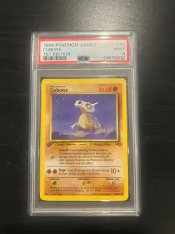 1999 pokemon jungle 50 cubone 1st edition - Image 1