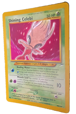 Pokemon TCG VERY RARE Shining Celebi 106/105 Neo Destiny Holofoil Holographic NM - Image 3