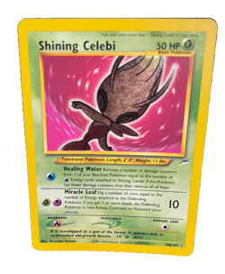 Pokemon TCG VERY RARE Shining Celebi 106/105 Neo Destiny Holofoil Holographic NM - Image 5