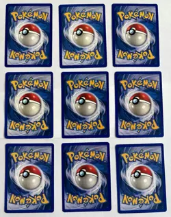 Onix Magnemite Ponyta Pidgey Drowzee Weedle Koffing Base Set Pokemon Card LP Lot - Image 2