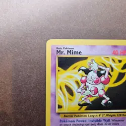 Mr. Mime 27/130 Pokemon Base Set 2 Regular Rare Card - MP - Image 2