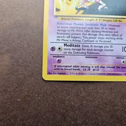 Mr. Mime 27/130 Pokemon Base Set 2 Regular Rare Card - MP - Image 4