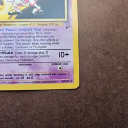 Mr. Mime 27/130 Pokemon Base Set 2 Regular Rare Card - MP - Image 5