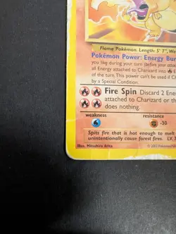 Damaged!! PSA 1 contender Charizard #3/110 Pokemon Legendary Collection NonHolo - Image 4