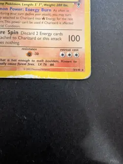 Damaged!! PSA 1 contender Charizard #3/110 Pokemon Legendary Collection NonHolo - Image 5