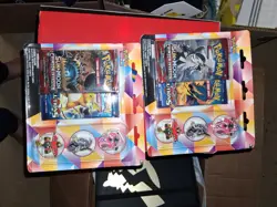 Pokemon XY Evolutions & Sun Moon Crimson Invasion Pin Blister X2 - Image 1