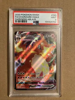 Pokemon TCG Charizard VMAX Holo Rare Card Darkness Ablaze 020/189 - Image 1
