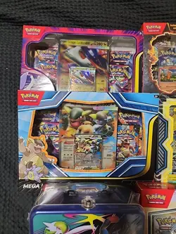 Huge Sealed Pokemon Box Lot *MEGA EVOLUTIONS COLLECTORS CHEST *MEGA LATIAS - Image 2