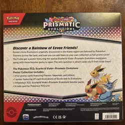Pokemon TCG SV Prismatic Evolutions Poster Collection Box New *** Free Ship *** - Image 2