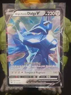 Origin Forme Dialga v 113/189 Astral Radiance Ultra Rare Pokemon TCG - Image 1