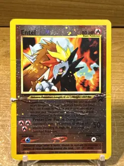 Entei Promo Holo WoTC Promo 34/53 DMG Pokemon. - Image 1