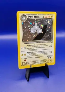 Dark Magneton 11/82 Team Rocket Set Holo Rare Pokemon Card Nintendo TCG WOTC LP - Image 2