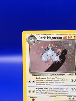 Dark Magneton 11/82 Team Rocket Set Holo Rare Pokemon Card Nintendo TCG WOTC LP - Image 4