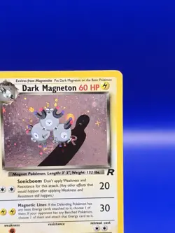 Dark Magneton 11/82 Team Rocket Set Holo Rare Pokemon Card Nintendo TCG WOTC LP - Image 5