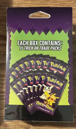 Pokemon Trick or Trade Booster Pack box 15 Packs 2025 Sealed Walgreens Exclusive - Image 2