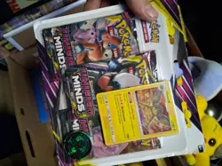 Pokemon Sun & Moon Unified Minds 3-Pack Blister New Sealed w/ Vikavolt Promo - Image 1