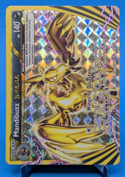 Mandibuzz BREAK XY182 Pokemon TCG 2013 XY Promotional Ultra Rare - Light Play - Image 1