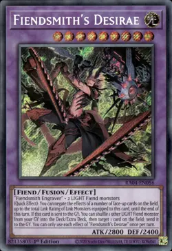 Fiendsmith's Desirae - Secret Rare 1st Edition RA04-EN056 - NM - YuGiOh - Image 1